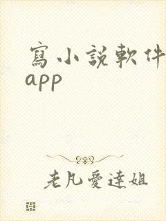 写小说软件手机app