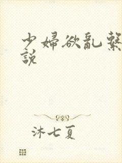 少妇欲乱系列小说