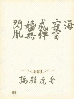闪婚成宠海彤战胤无弹窗