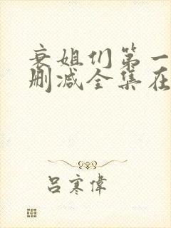 衰姐们第一季未删减全集在线观看