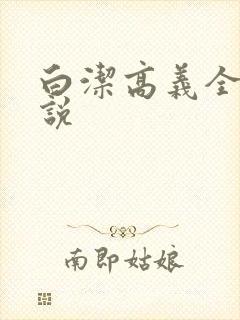 白洁高义全本小说