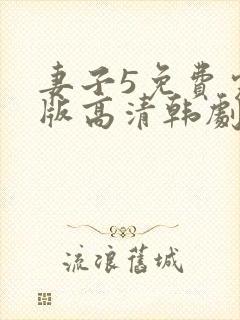 妻子5免费完整版高清韩剧在线播放