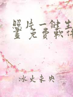 照片一键生成漫画 免费软件