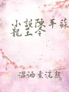 小说陈平苏雨琪龙王令
