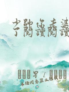少帅你老婆又跑了阅读阅读全文