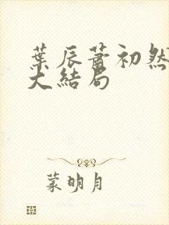 叶辰萧初然免费大结局