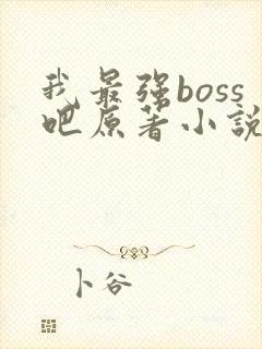 我最强boss吧原著小说叫什么