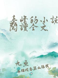 秦峰的小说免费阅读全文