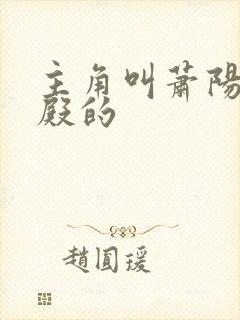 主角叫萧阳龙王殿的