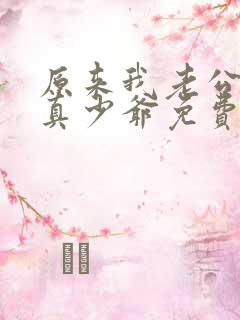 原来我老公才是真少爷免费阅读全文