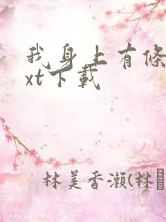 我身上有条龙txt下载