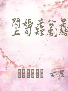 闪婚老公是顶头上司短剧结局