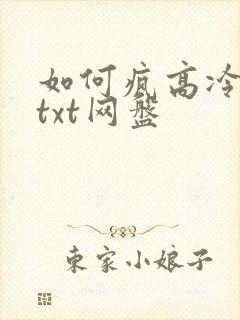 如何疯高冷权臣txt网盘