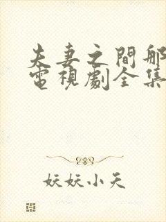 夫妻之间那些事电视剧全集在线播放