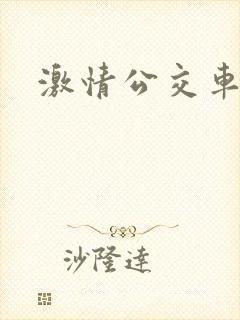 激情公交车小说