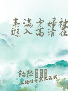 丰满少妇被猛烈进入高清在线