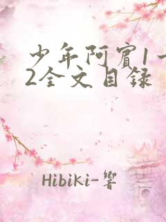 少年阿宾1一72全文目录