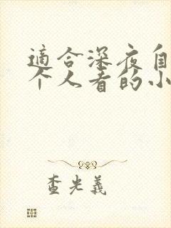 适合深夜自己一个人看的小说