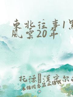东北往事1黑道风云20年