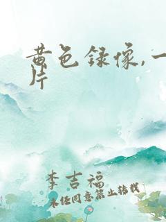 黄色录像,一级片