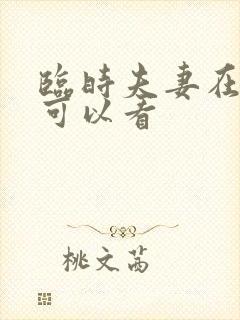临时夫妻在哪里可以看