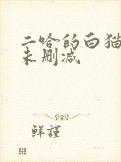 二哈的白猫师尊未删减