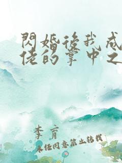 闪婚后我成了大佬的掌中之物无删减