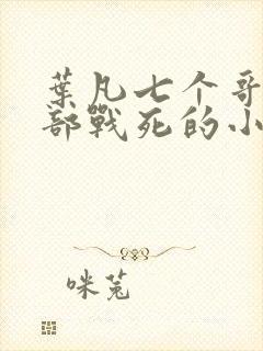 叶凡七个哥哥全部战死的小说免费阅读无弹窗