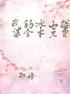 我的冰山总裁老婆全本免费阅读
