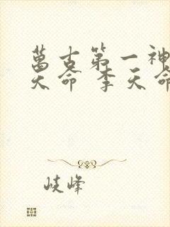 万古第一神 李天命 李天命