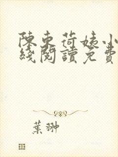 陈东荷姨小说在线阅读免费全文