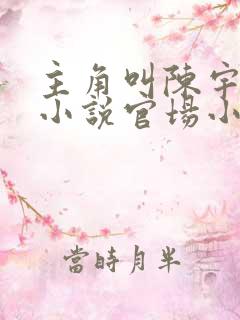 主角叫陈宇轩的小说官场小说