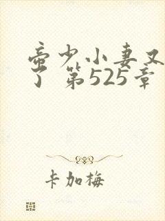 帝少小妻又闯祸了 第525章