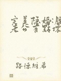 完美隐婚:腹黑老公有点坏