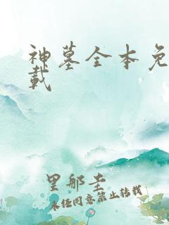 神墓全本免费下载