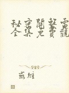 秘密关系电视剧全集免费观看完整版