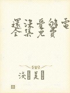 还没爱够电视剧全集免费