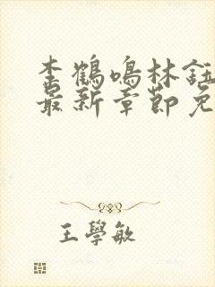 李鹤鸣林钰小说最新章节免费阅读