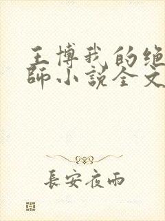 王博我的绝品老师小说全文阅读