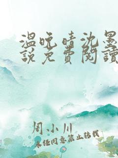 温晚晴沈墨川小说免费阅读最新章节
