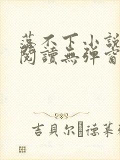 落不下小说在线阅读无弹窗