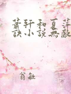 萧轩和夏萍龙凤诀小说无敌神医全文免费阅读