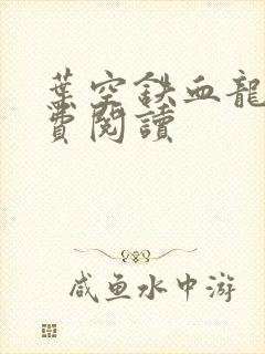 叶空铁血龙兵免费阅读