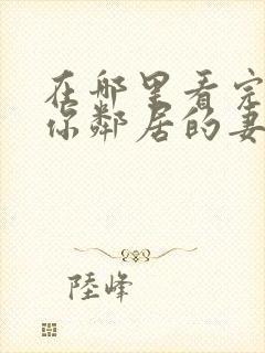 在哪里看完整版你邻居的妻子电视剧
