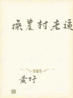 操农村老逼小说