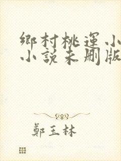 乡村桃运小神医小说未删版完整