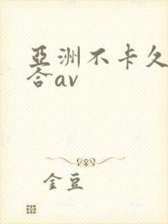 亚洲不卡久久综合av