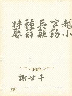 特种兵穿越抗战娶薛敏的小说