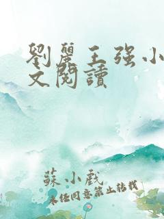 刘丽王强小说全文阅读