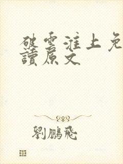破云淮上免费阅读原文